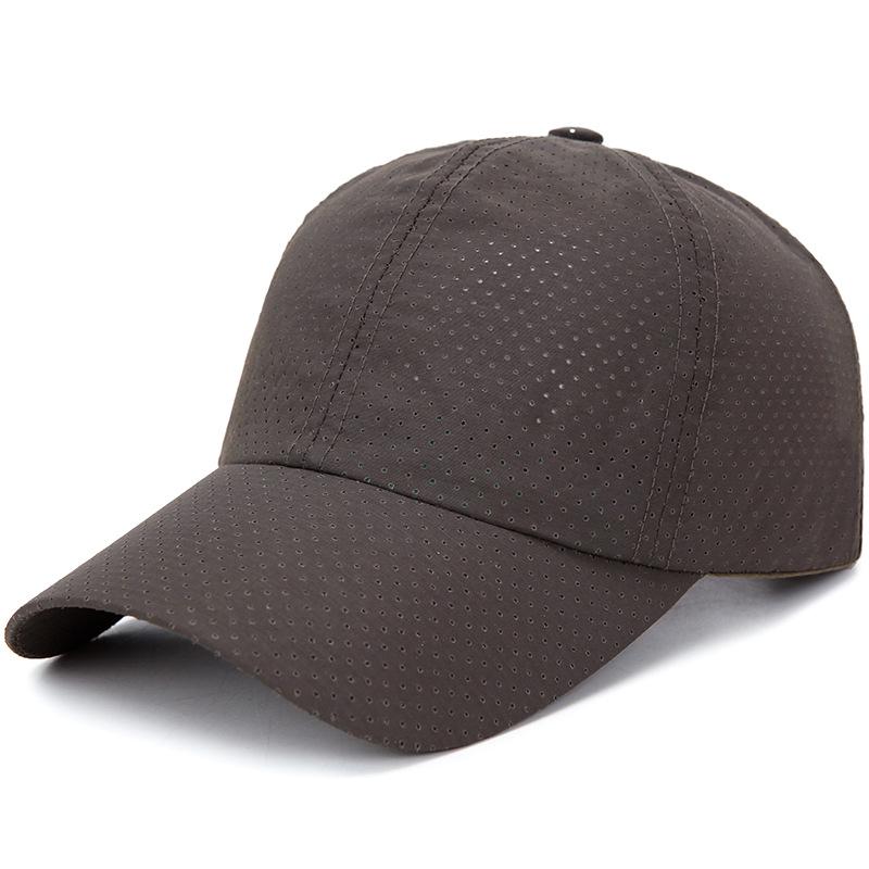 Hat Summer Men's Light Plate Baseball Hat Quick Drying Mesh Breathable Printing Tide Punching Sunshade Duck Tongue Hat
