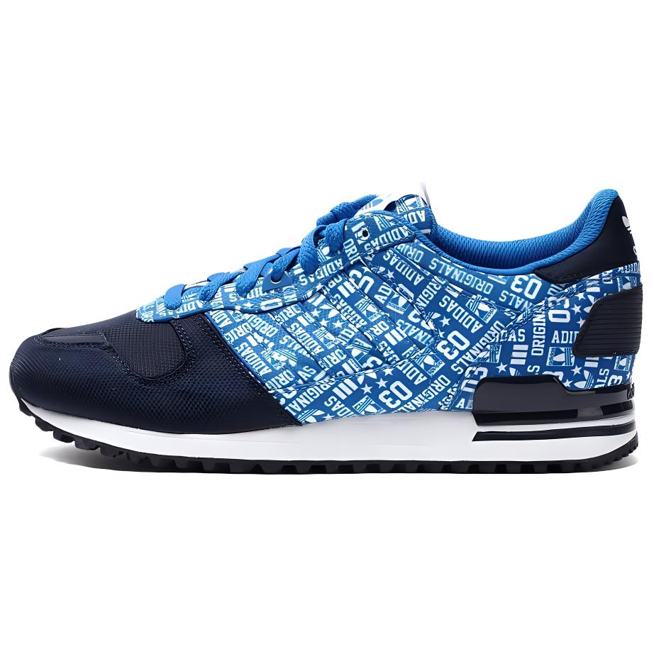 

Adidas Originals ZX 700 Slip Resistant Abrasion Resistant Low top Casual Shoes Unisex Blue White G27065 40
