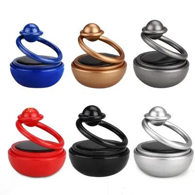 Rotating Solar Power Car Aromatherapy Spin Interstellar Essential Oil Diffusers Autorotation Decoration Accessories Car Perfume