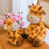 New Cute Cartoon Giraffe Pillow Cute Sitting Version Deer Doll Plush Toy Girl Sleeping with Doll Gift