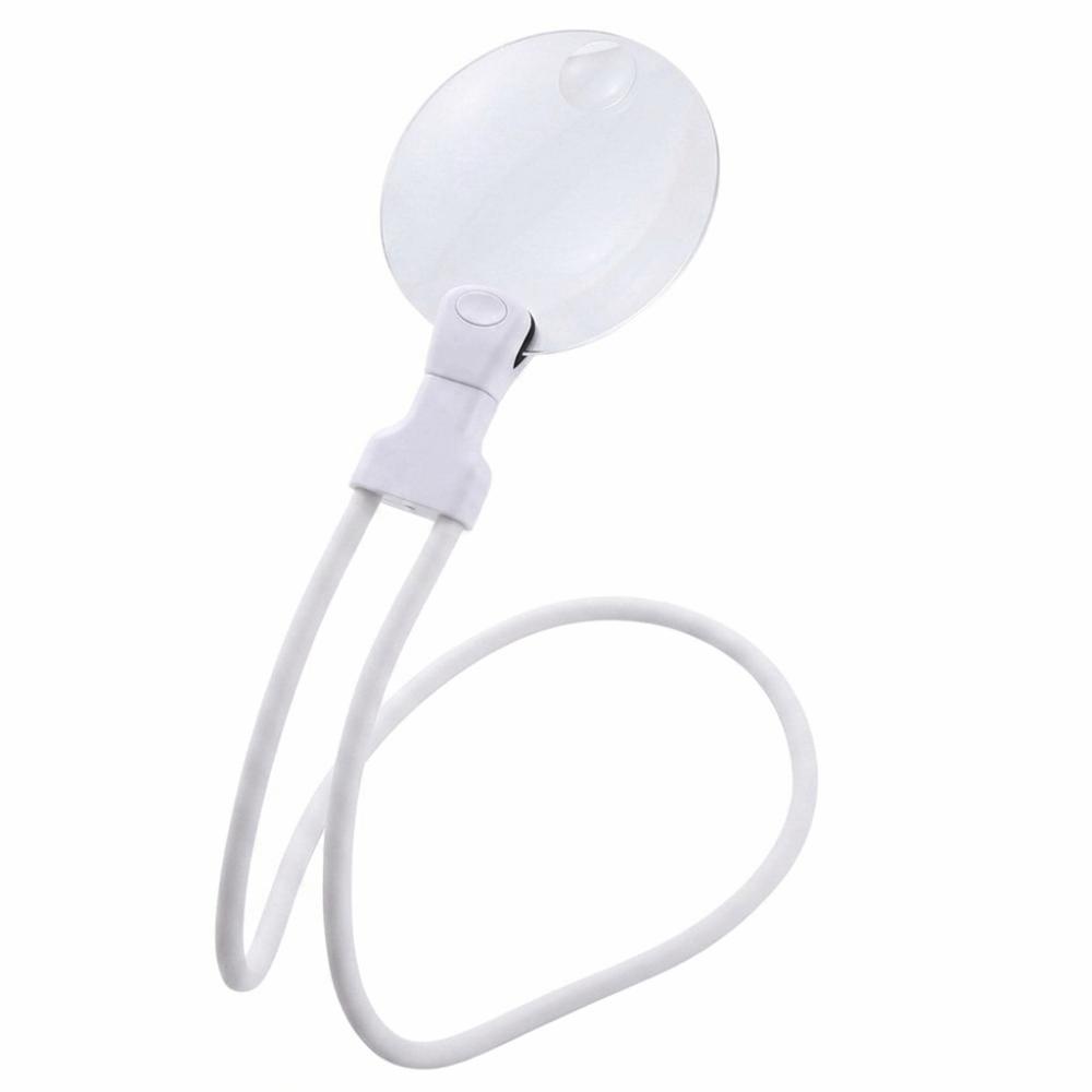 Durable Neck Magnifier Hands Free Reading Magnifier Large Page Magnifying Glass  Craft
