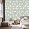 Bunny Flowers Wallpaper Fairy Tale Decoration for Living Room and Bedroom 50x1000