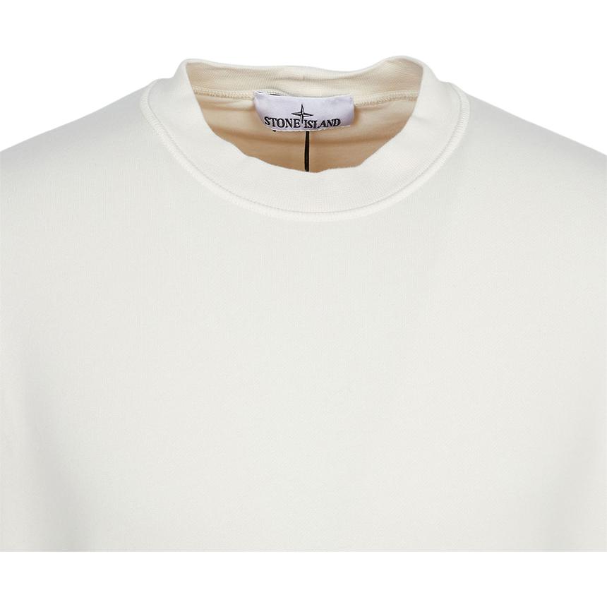 STONE ISLAND Logo Pullover Long Sleeve Crewneck Sweatshirt Men Sweatshirt L1S1561000-60S0051-V0093