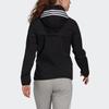 Adidas Lightweight Windproof Loose Fit Outdoor Jacket Classic Contrast Color Daily Casual Sports Outerwear Black White Women GQ0565