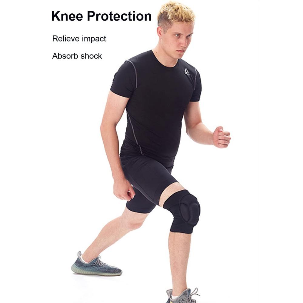Volleyball Knee Pad  Non-Slip Thickening Anti-Collision Sports Knee Pad Elastic Breathable Knee Brace Ideal Dancing Football Hiking Basketball