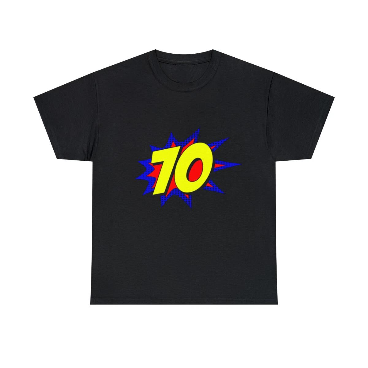 Superhero 70 Years Old Birthday Graphic Tee Shirt, S-5XL L
