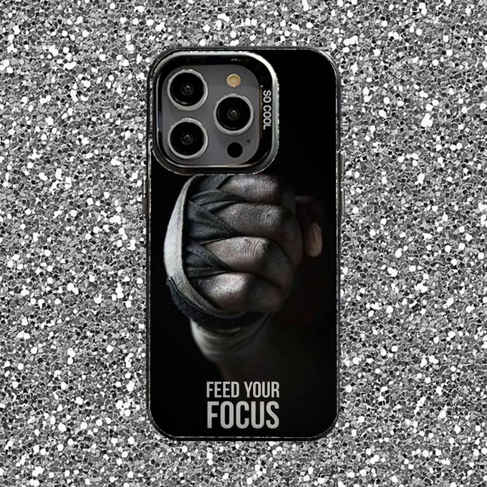 Fitness Bodybuilding Gym Phone Case For iPhone 16,15,14,13,12,11,Pro,XS,Max,Plus,Mini,SE Black Candy Matte Shockproof Cover