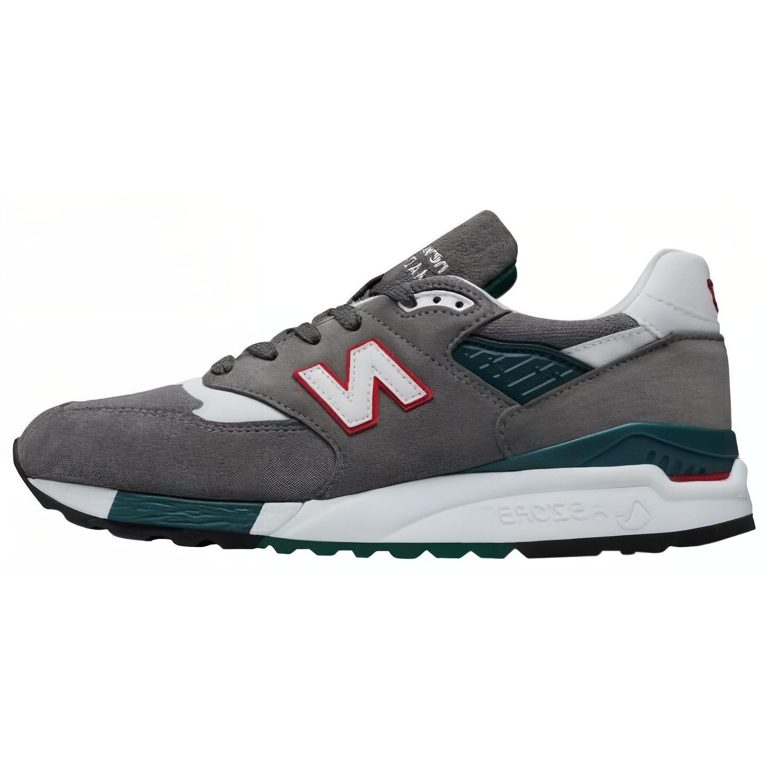 

New Balance 998 Classic Grey Navy White Unisex Sneakers Green Navy-White M998CRA 44