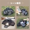 Outop Expandable Pet Carrier for Cats and Small Perfect for Cat Emergency and Large 9kg Weight Capacity with Blue Dogs, Foldable, Outings, Drives,