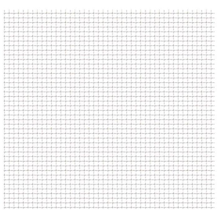 VidaXL Garden Fence Set Stainless Steel 50x50 Cm 11x11x2 Mm