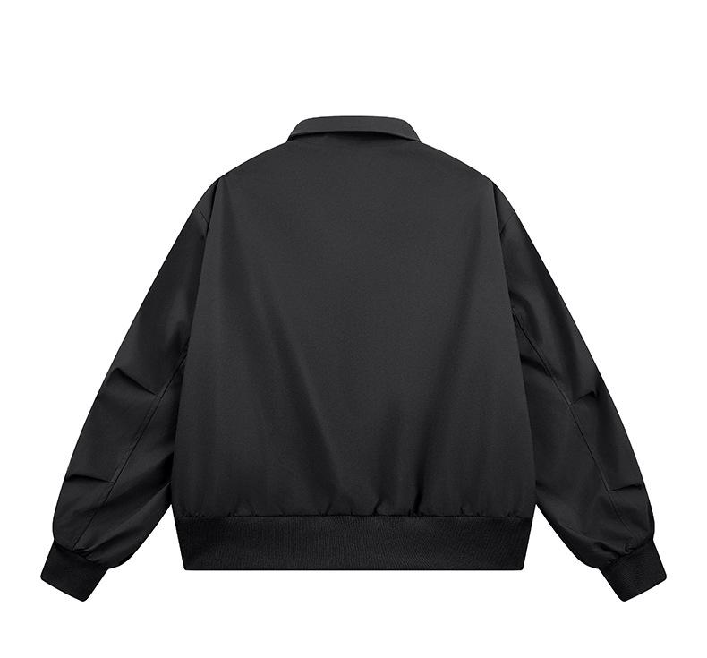 2026 Men's Loose Fit Bomber Jacket: Versatile Casual Spring/Autumn Outerwear for Him and Her