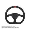 Runsco 320mm Steering Wheel Suede 9040 Simulator Controller Sport Rims D-Shape Flat Drift 5188X