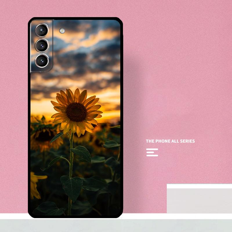 Sunny Sunflower Phone Case For Samsung Galaxy S24 S26 Ultra S20 S21 S22 S23 S25 Plus S10 S25 FE Cover Coque
