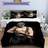 3pcs Resident Evil Leon S. Kennedy2 pattern bedding set duvet cover set includes duvet cover &pillowcases, perfect all season bedroom decoration & gif