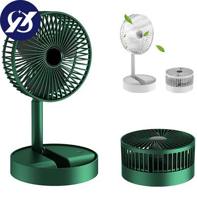 Taşınabilir masa fanı katlanabilir masa fanı USB şarj edilebilir ayaklı ayaklı yer vantilatörü hafif teleskopik Fan ayarlanabilir yükseklik fanı