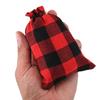 10pcs/lot Cotton Christmas Gift Drawstring Bags Burlap Gift Bag  Cosmetic Wedding Candy Gift