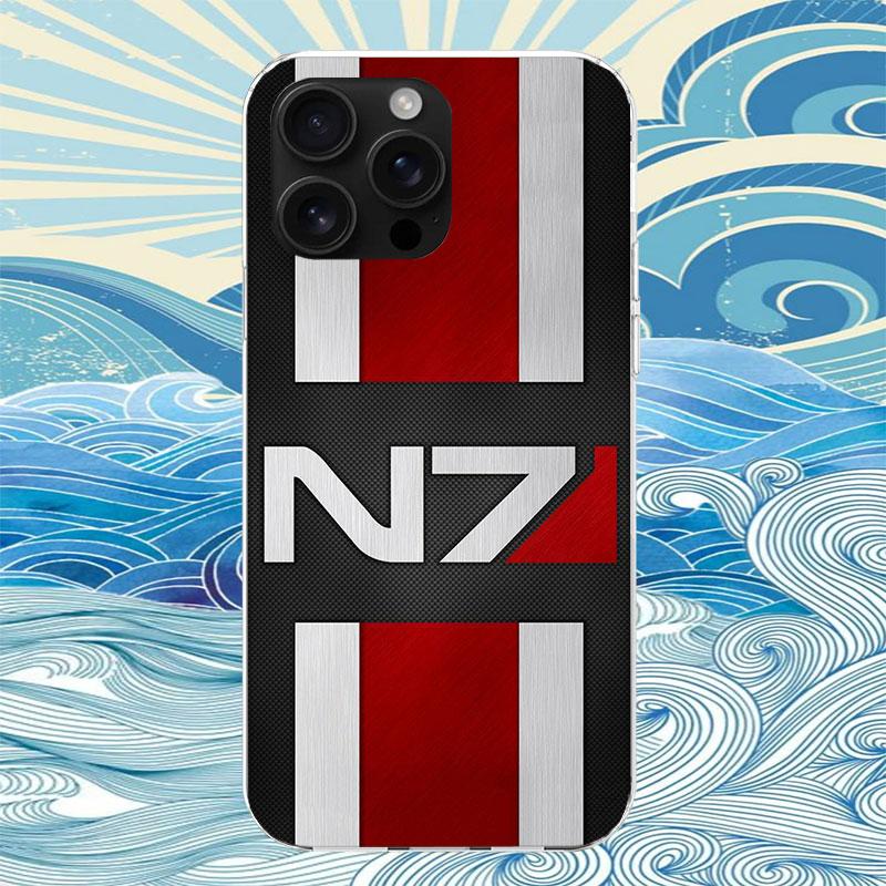 

N7 Mass Effect Phone Case For iPhone 11 12 13 Mini 14 15 Plus 17 Air 16 Pro Max 16E 7 8 SE 2020 Customized Print Cover For iPhon iPhone 14 Pro