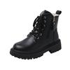 Martin boots British style winter new fashion low tube casual velvet girls short boots women flat large size