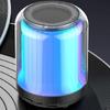 Portable Wireless Bluetooth-compatible Speaker Mini Player Colorful LED Light