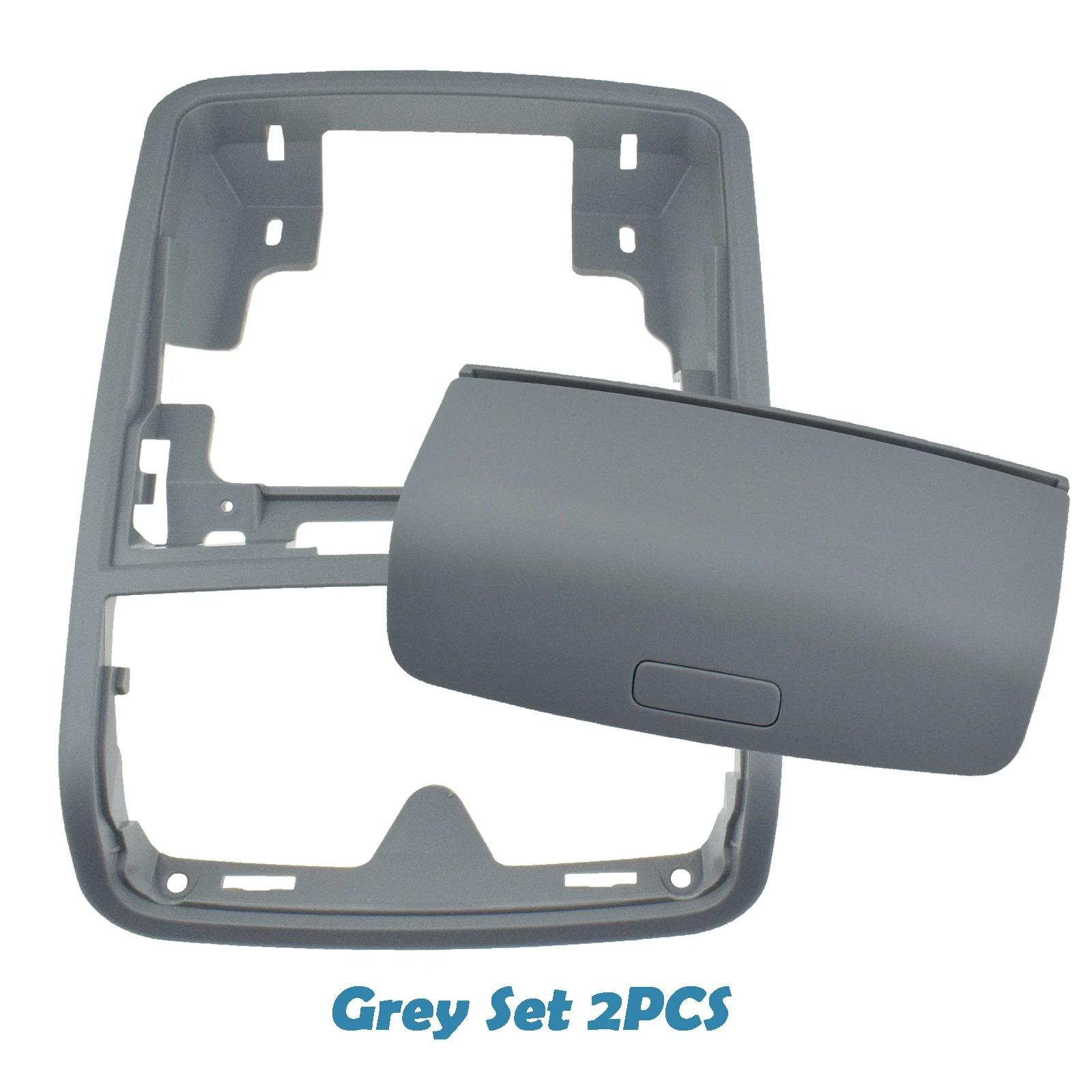 Gray /Beige/ Black Overhead Glasses Holder Box For VW Golf MK5 MK6 Tiguan Jetta MK5 Passat B6 CC 1KD868837,1KD867489,1K0868837 2Pcs Grey Set