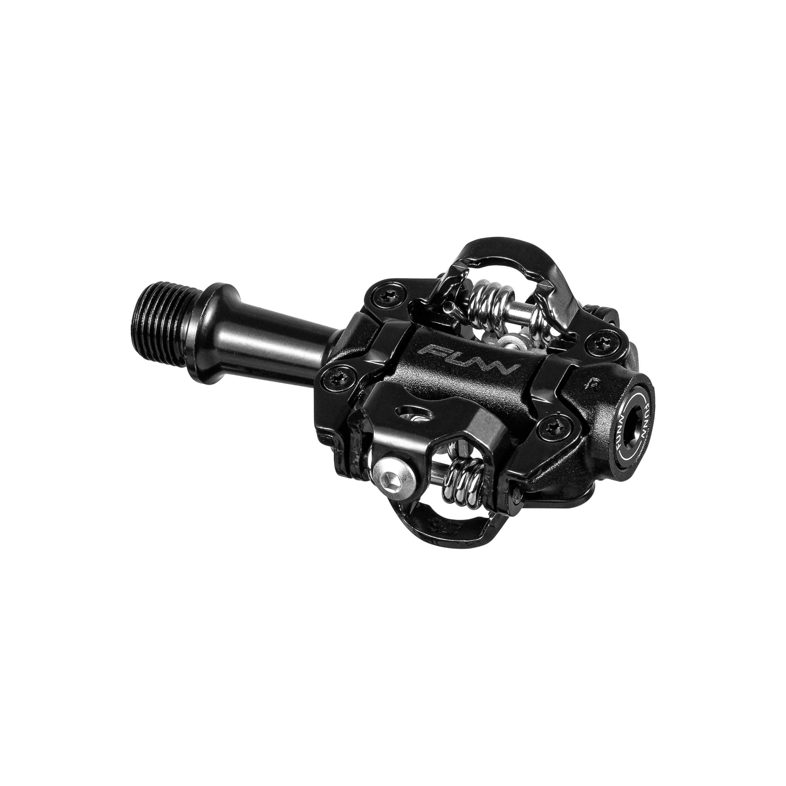 

Funn Tactic Binding Pedals - SPD Cleat Compatible, MTB and XC Race Pedals (Black)