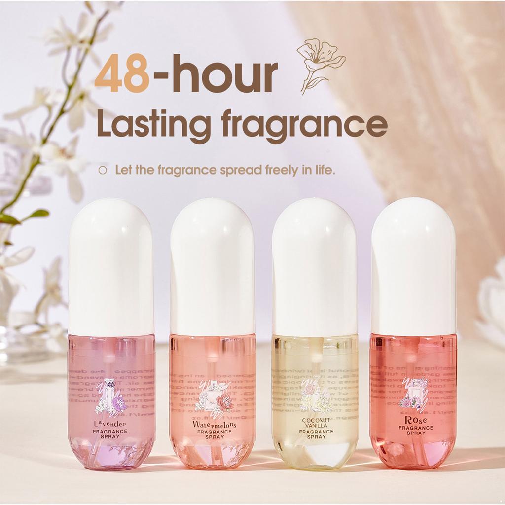 50ml Alcohol-Free Perfume Spray Long Lasting Body Fragrance with Natural Plant Based Fresh Scent for Women and Men Daily Use Work and Dating