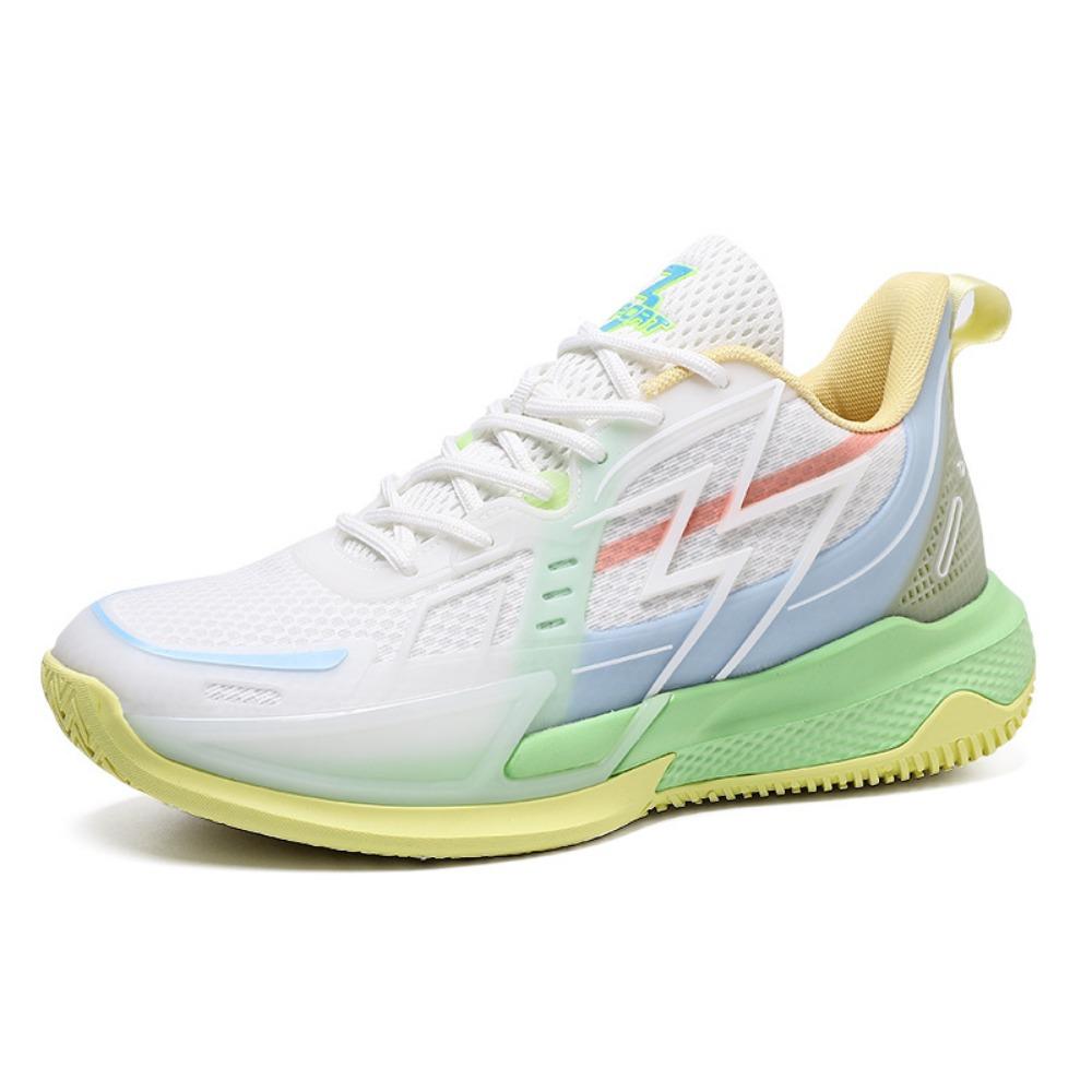 low-top actual combat mesh surface breathable, non-slip, wear-resistant, shock-absorbing, lightweight soft-soled student luminous sports shoes