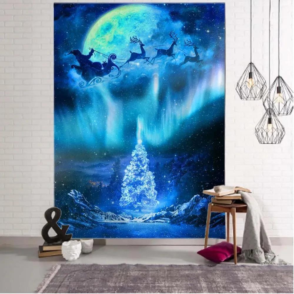 Weihnachtsbaum Kreatives Muster Wohnzimmer Schlafzimmer Zuhause Wanddekoration Wandteppich