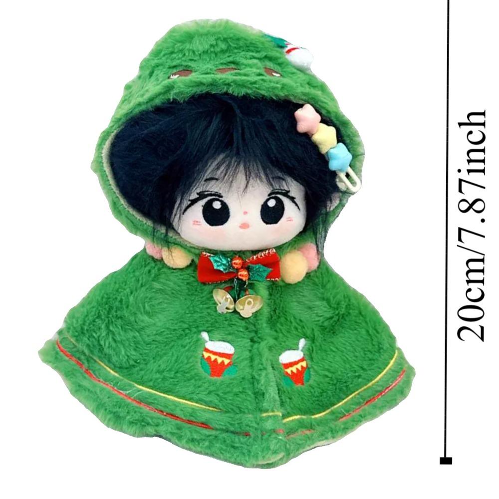 Christmas Shawl 20CM Cotton Doll Clothes Plush Cloak Plush Toys Clothes 20cm Cotton Doll