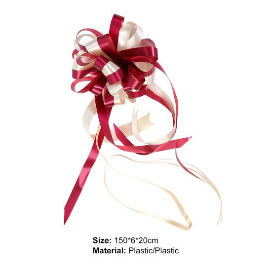 10Pcs Pull Bow Ribbon Decorative Wide Application Romantic Car Party DIY