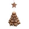 Christmas Decorations Wooden Bell Pendants Wind Chimes Pendants Christmas Tree Three-dimensional Small Pendants Christmas Gifts