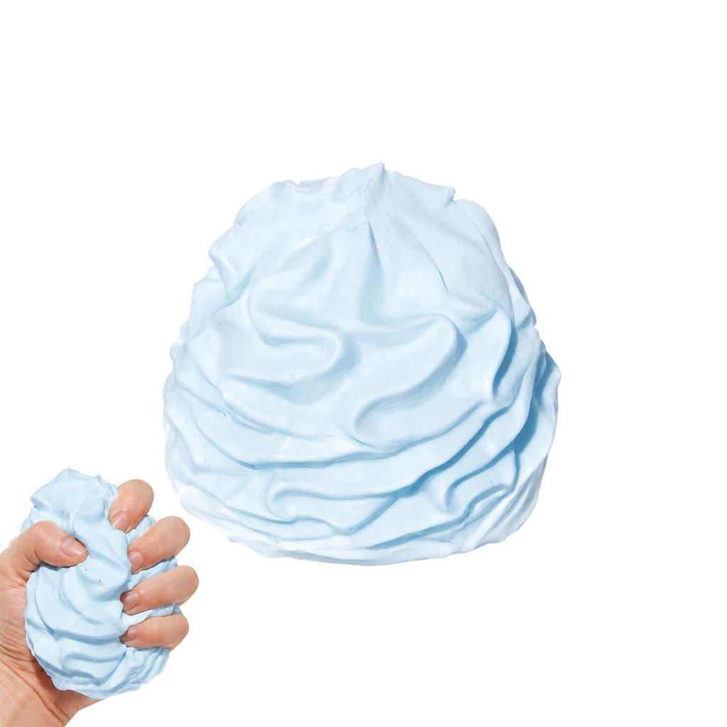 HOT Cream Swirl Hi Squishy Toy Soft TPR Squeeze Fidget Toy Realistic Whipped Cream Stress Relief Desktop Decor Gift
