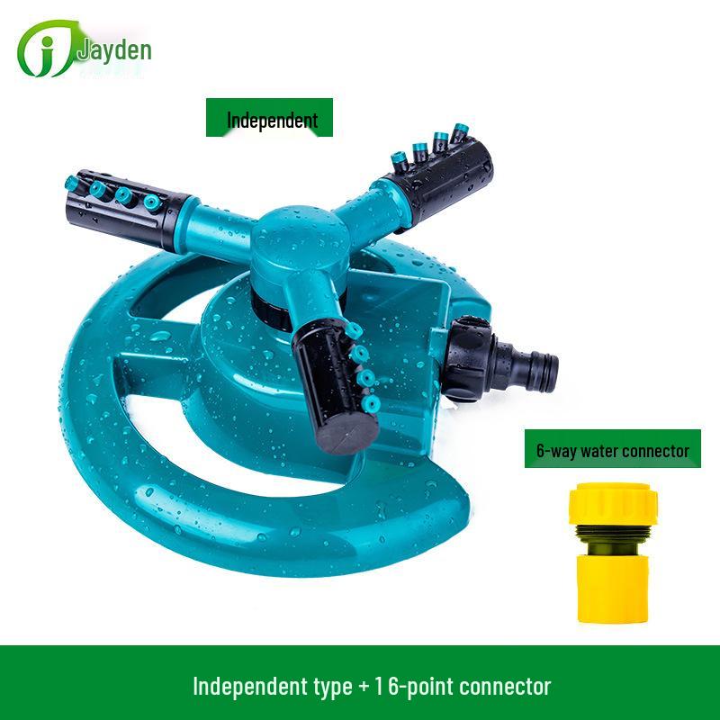 360° Garden Rotating Sprinkler for Lawn Irrigation & Roof Cooling