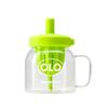 HOLOHOLO High Borosilicate Glass Tea Infuser Cup with Straw