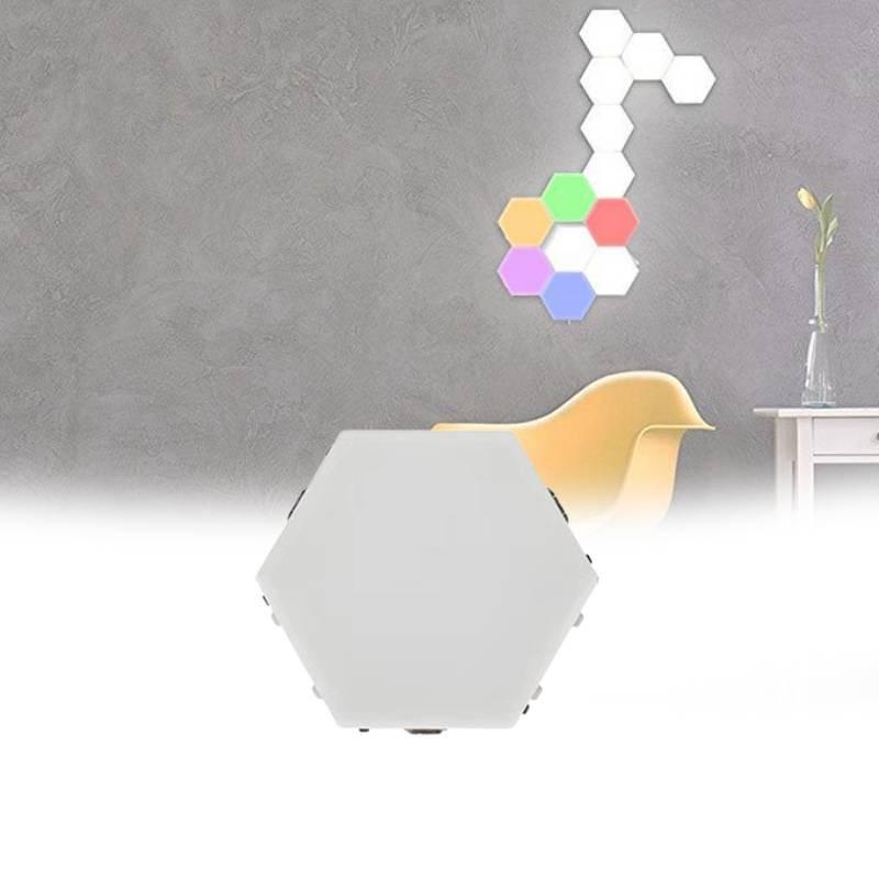 Modern Minimalist Led Quantum Wall Light Touch Sensor Honeycomb Design For Home Dcor