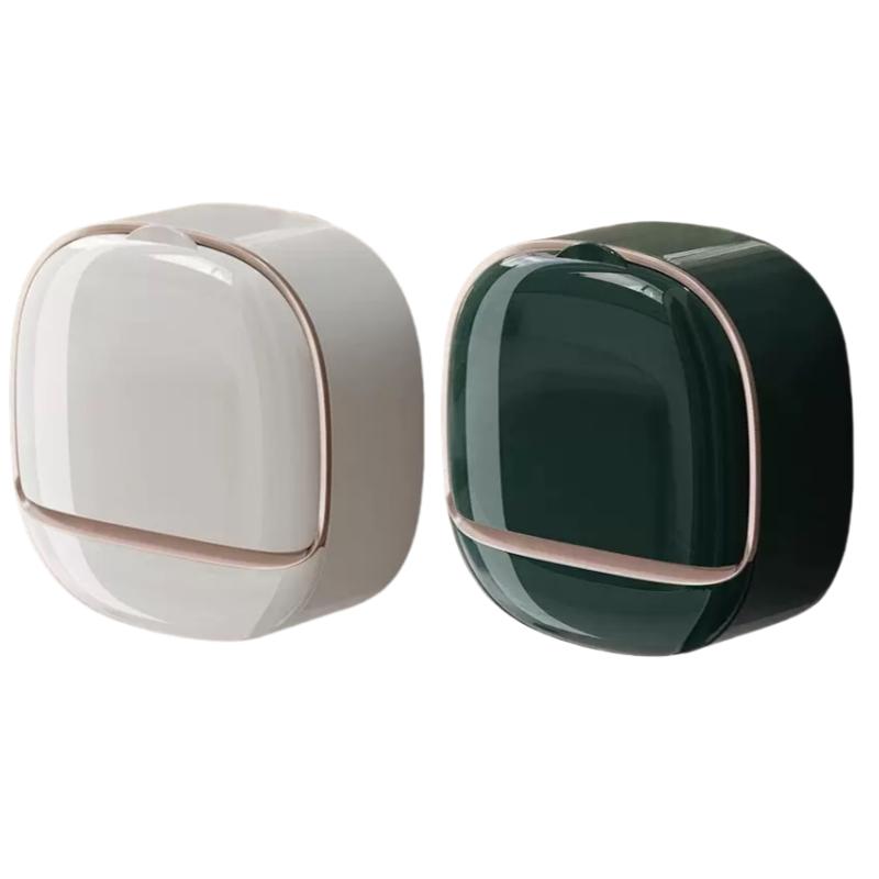 Waterproof Soap Box for Shower Hanging Soap Holder with Drainage for Bathroom Storage