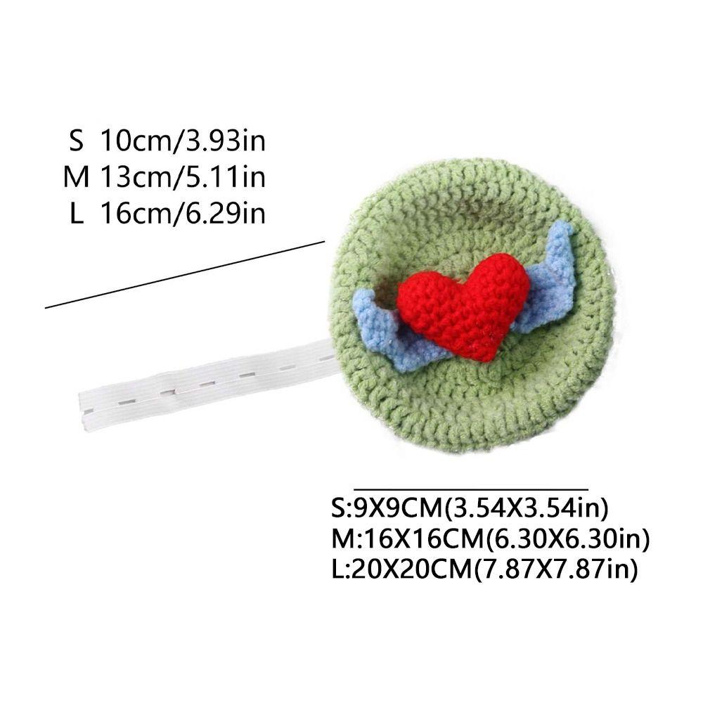 Warm Turtle Knitted Sweater Love Heart Turtle Costume Cute Pet Tortoise Clothes  Winter Season