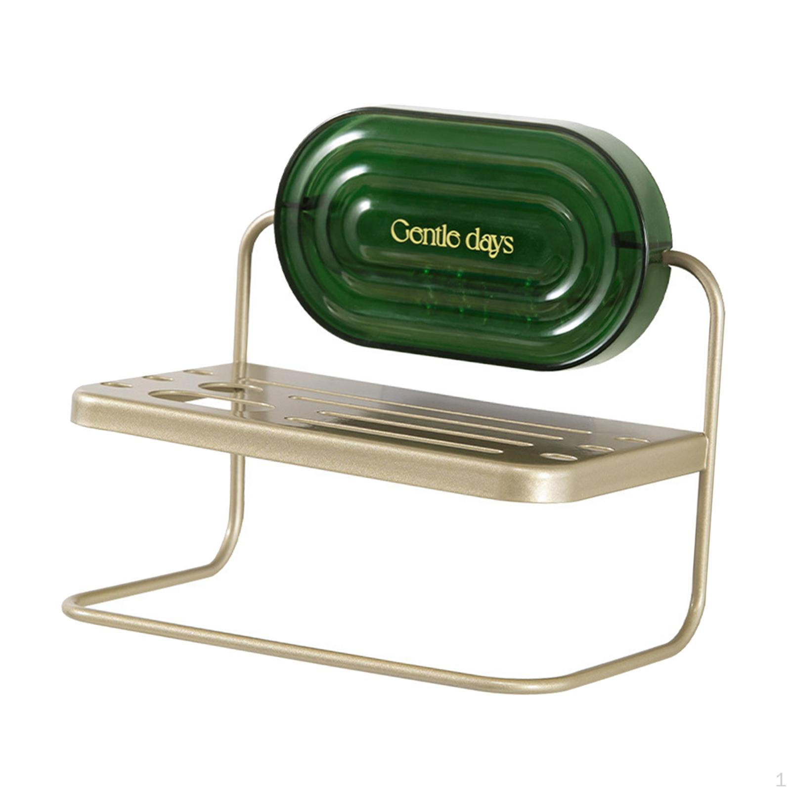 

Block, Orgainzer Rack, Kitchen Utensils Holder Gold and Green