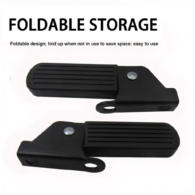 Scooter Front Foldable Pedals Leg Support Pad Universals Electric Moped Front Pedals Quick Install Bike Pedals Enduring