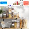 Scatola per la conservazione della pasta Serbatoio per la tenuta del grano in plastica trasparente Contenitore per la conservazione degli spaghetti Barattolo per snack a prova di umidità Serbatoio per alimenti da cucina