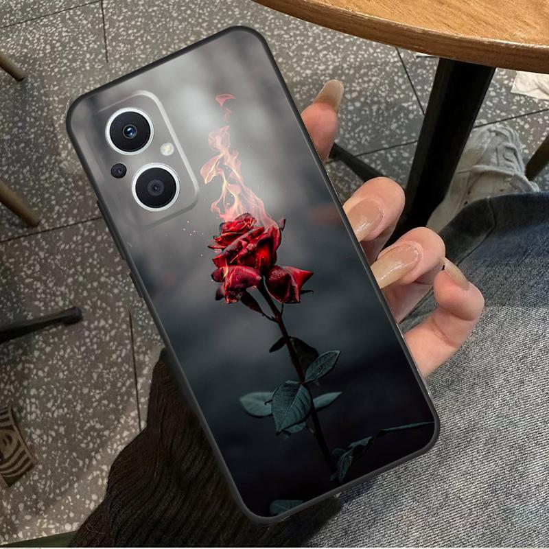 Rose Flower Floral For OPPO Reno 10 11 12 13 14 Pro 7 8 Lite 8T 11F 12F 13F 14F OPPO Find X8 X9 X5 X6 Pro Case