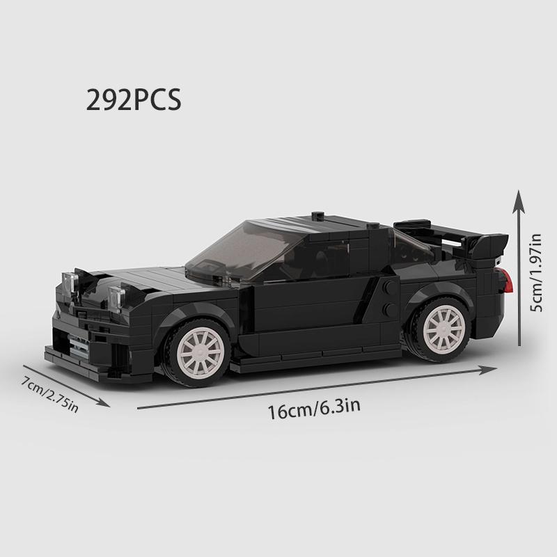 Hot MOC rx-7 City Car Racer Classic Supercar Building Blocks Brick Racing Super Technique Creative Garage Kid Toy