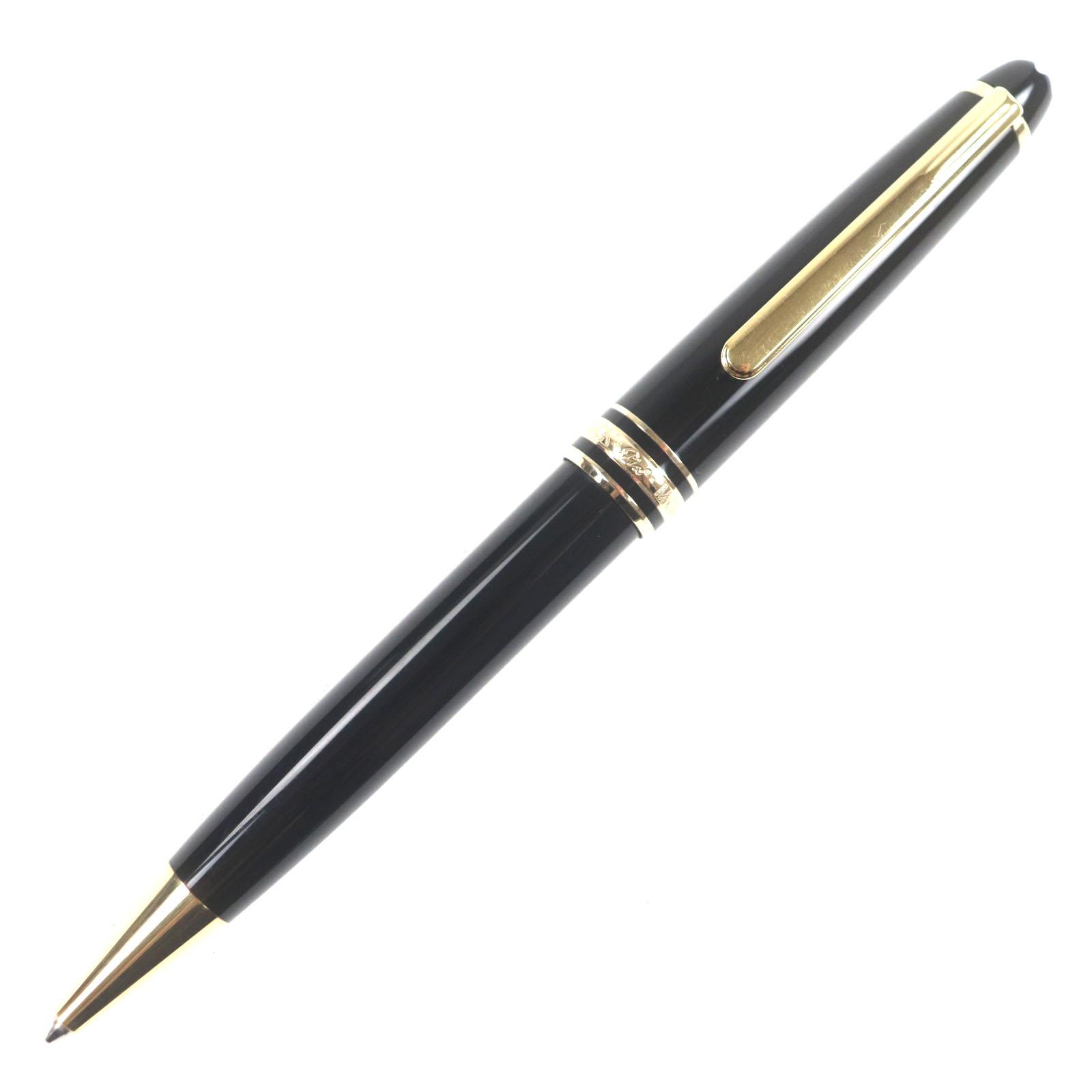 Very Good MONTBLANC Ballpoint pen Meisterstck White Star Twist Type Used