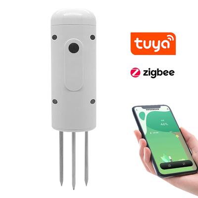 Tuya Zigbee Misuratore di umidità del suolo wireless Tester di umidità della temperatura intelligente APP per cellulare