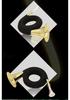 Brass B-flat French Horn Set: Gold Mini Horn with Stand