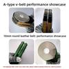 1pcs Aluminum Alloy V-belt Pulley A-type Double-slot Motor Motor Pulley Industrial Drive Wheel V-slot