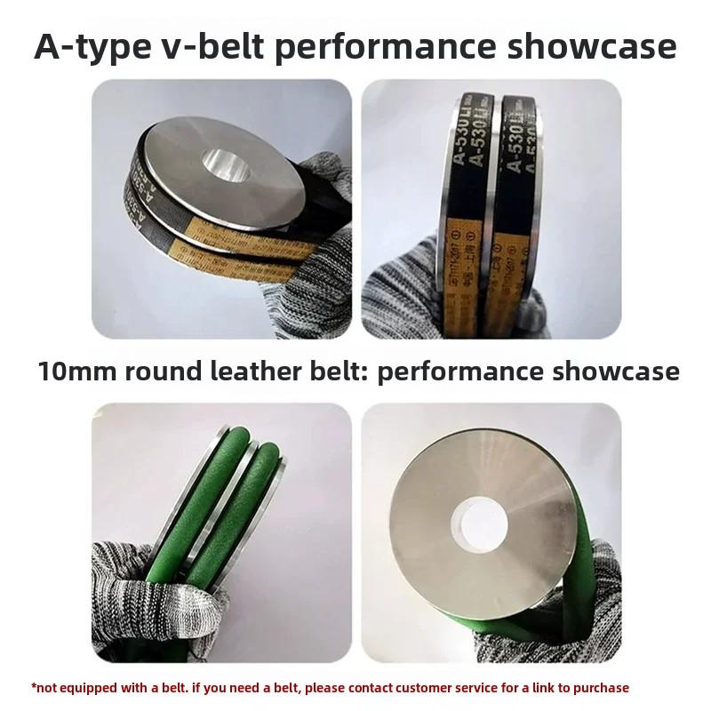 1pcs Aluminum Alloy V-belt Pulley A-type Double-slot Motor Motor Pulley Industrial Drive Wheel V-slot