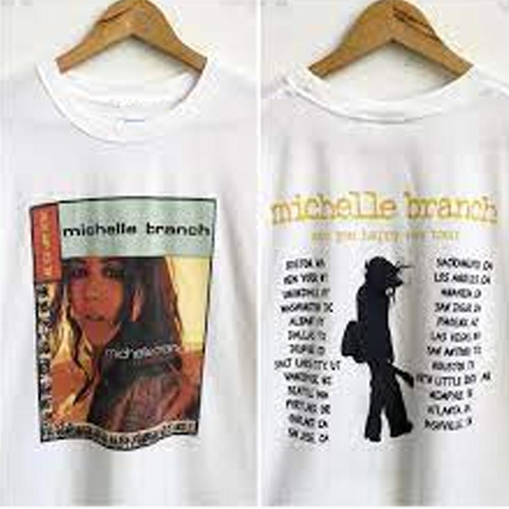 

Michelle Branch 2 sides white T-shirt Unisex All sizes S to 45XL 1F1757 Unisex T-Shirt L