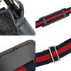 Used GUCCI Shoulder Bag 474137 GG Supreme Canvas Black Gray Dora