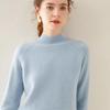 High Neck Cashmere Wool Raglan Sleeve Loose Sweater, 2025 Autumn/Winter Collection